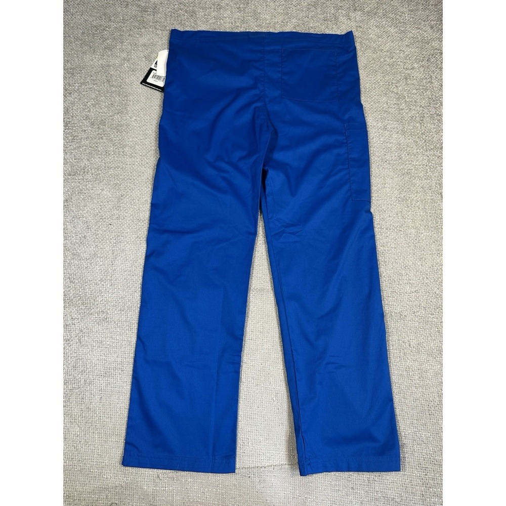 Boise State Broncos WonderWink Wonderwork Scrub Pants 500 Unisex Small Blue - Picture 2 of 10